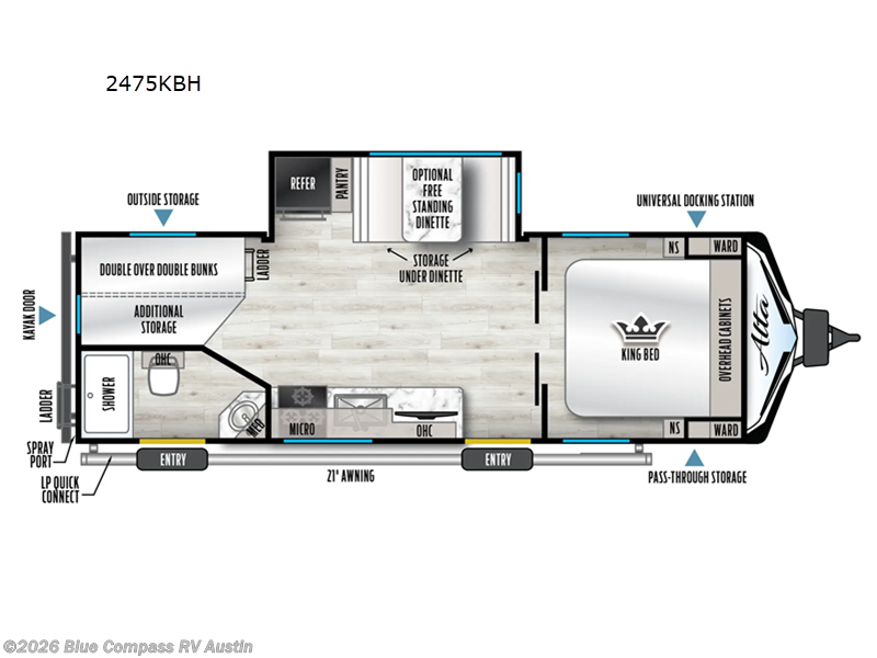 Used 2025 East to West Alta 2475KBH available in Buda, Texas