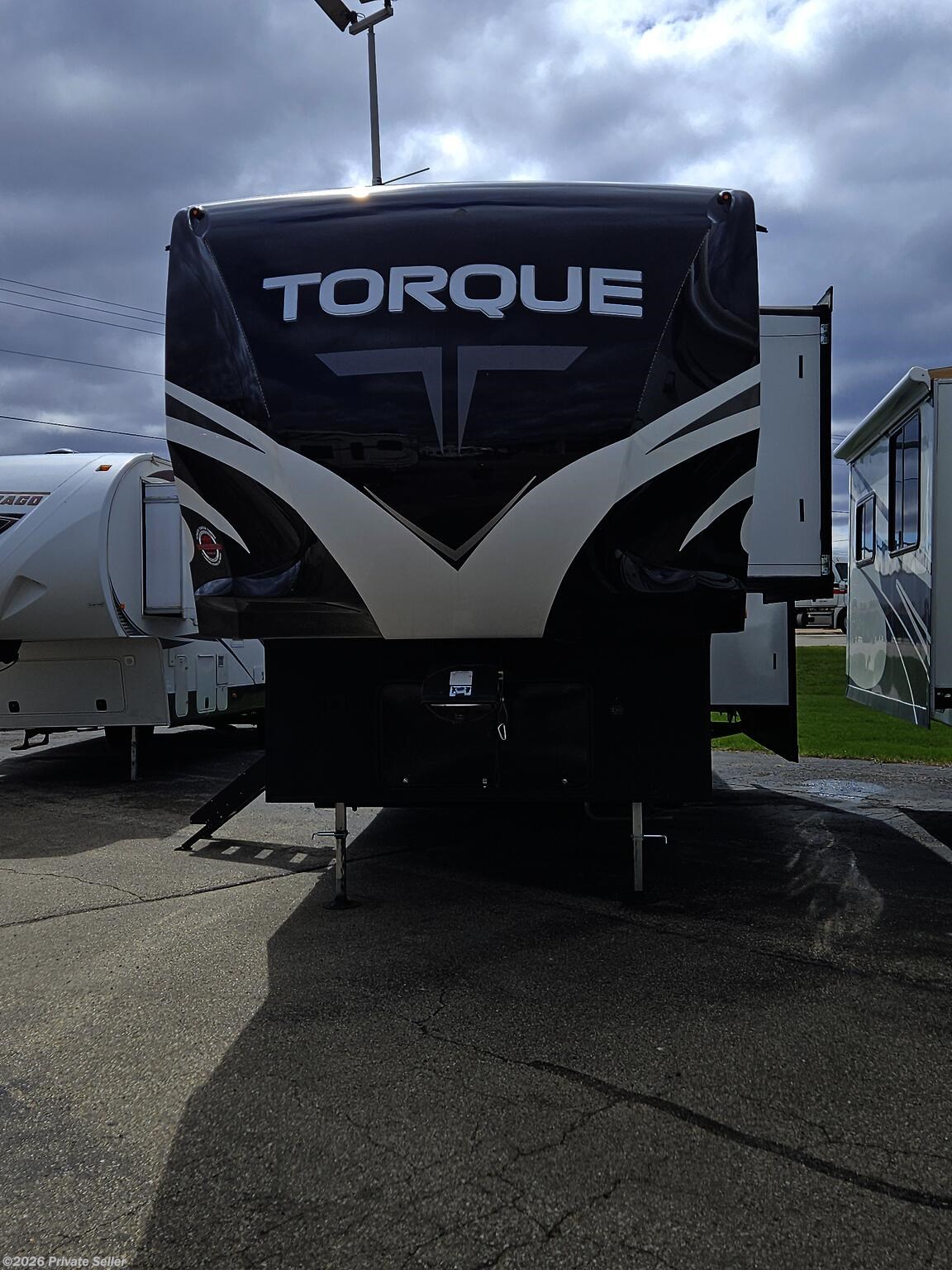 Used 2021 Heartland Torque 2021 Heartland TORQUE 371 5th wheel toy hauler available in Janesville, Wisconsin