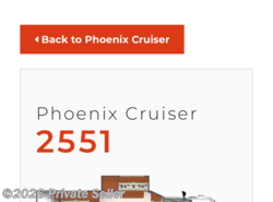 Used 2014 Phoenix Cruiser Twin Beds. rear bath, center kitchen, dual sofa available in Cantonment, Florida