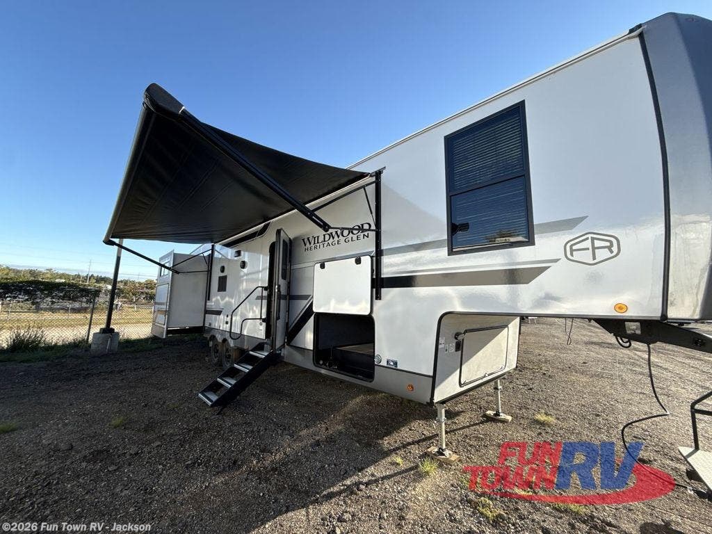 New 2026 Forest River Wildwood Heritage Glen 356QB available in Jackson, Michigan