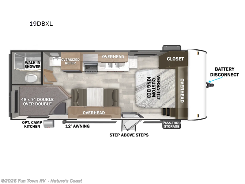 New 2025 Forest River Wildwood X-Lite 19DBXL available in Crystal River, Florida