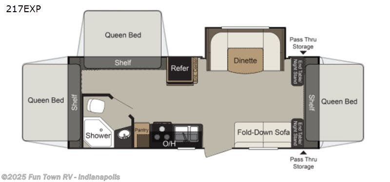 Used 2018 Keystone Passport 217EXP Express available in Edinburgh, Indiana