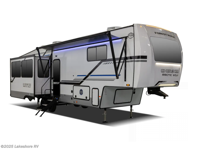 New 2025 Forest River Cherokee Arctic Wolf Suite 3800DECK available in Muskegon, Michigan