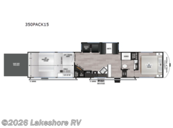 New 2026 Forest River Cherokee Wolf Pack 350PACK15 available in Muskegon, Michigan