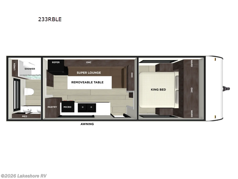 New 2026 Forest River Wildwood FSX 233RBLE available in Muskegon, Michigan