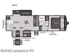 New 2027 Keystone Cougar Half-Ton 26RKE available in Muskegon, Michigan