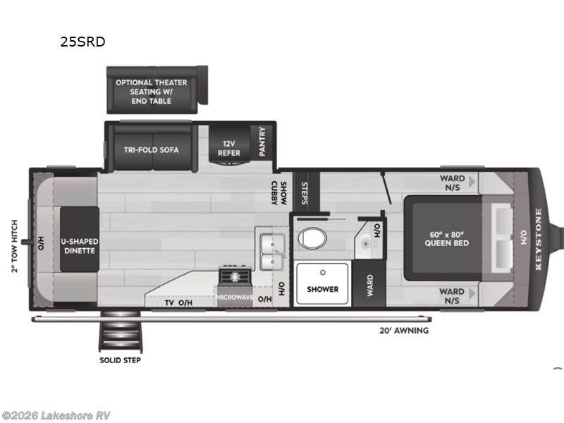 New 2026 Keystone Arcadia Select 25SRD available in Muskegon, Michigan
