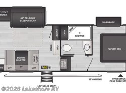 New 2026 Keystone Cougar Half-Ton 23MLE available in Muskegon, Michigan