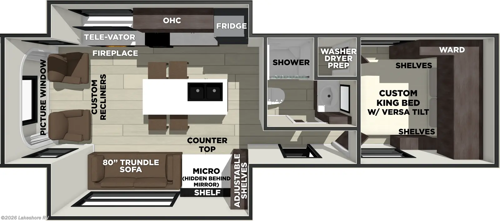 New 2026 Forest River Wildwood 270ZEN available in Muskegon, Michigan