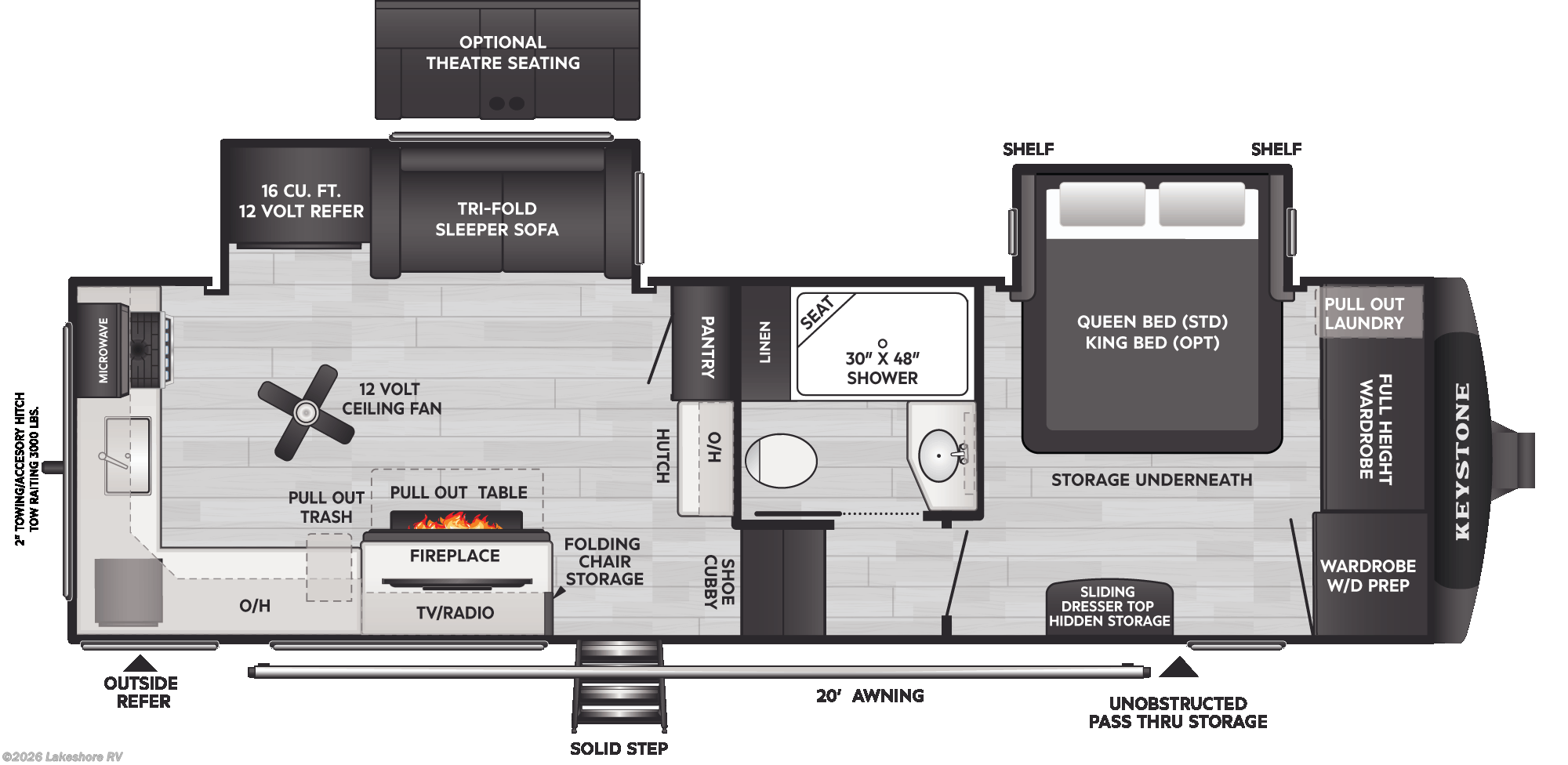 New 2026 Keystone Cougar 260MLE available in Muskegon, Michigan