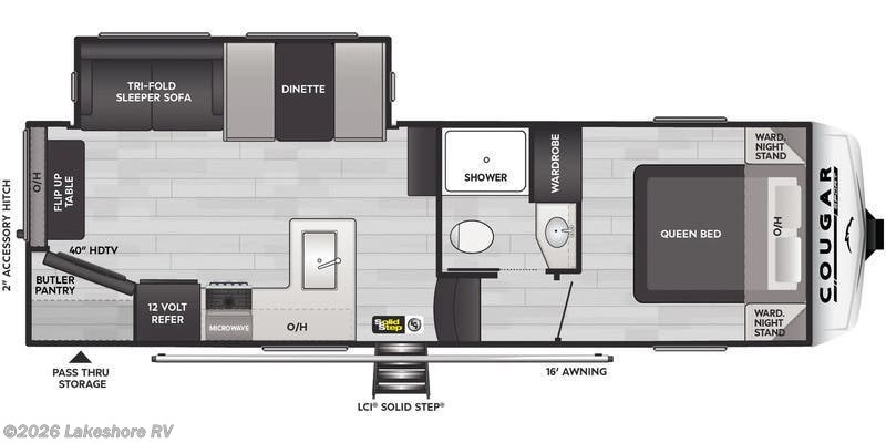 New 2026 Keystone Cougar Sport 2400RE available in Muskegon, Michigan