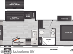 New 2026 Keystone Cougar Half-Ton 24RDS available in Muskegon, Michigan