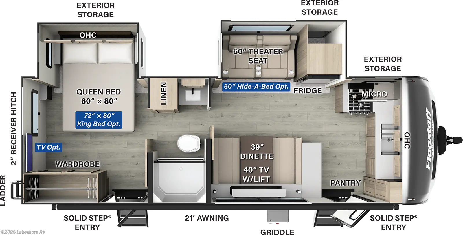 New 2025 Forest River Flagstaff Super Lite 26SFK available in Muskegon, Michigan