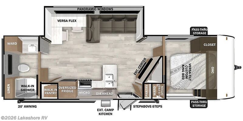 New 2025 Forest River Wildwood 26RBS available in Muskegon, Michigan