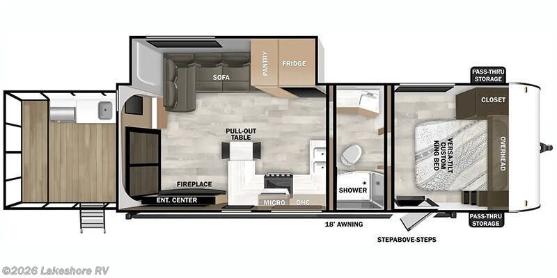 New 2025 Forest River Wildwood X-Lite 22VERANDA available in Muskegon, Michigan