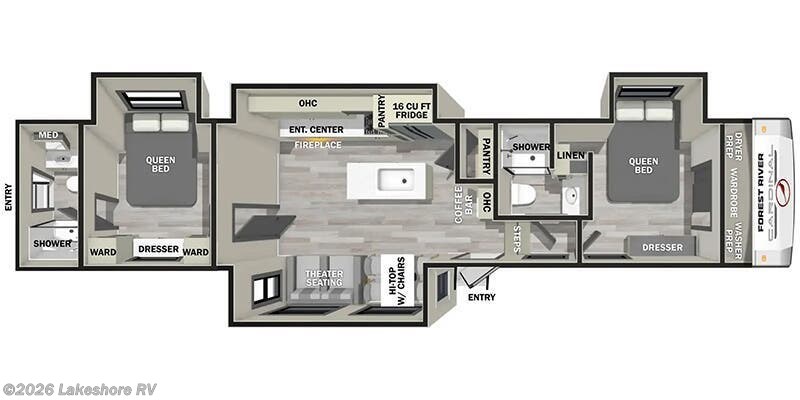 New 2025 Forest River Wildcat 41DREAM available in Muskegon, Michigan
