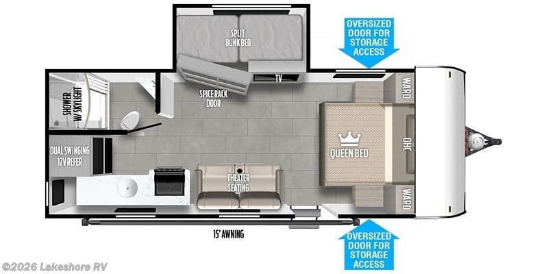 New 2024 Forest River Wildwood FSX 162VIEW available in Muskegon, Michigan