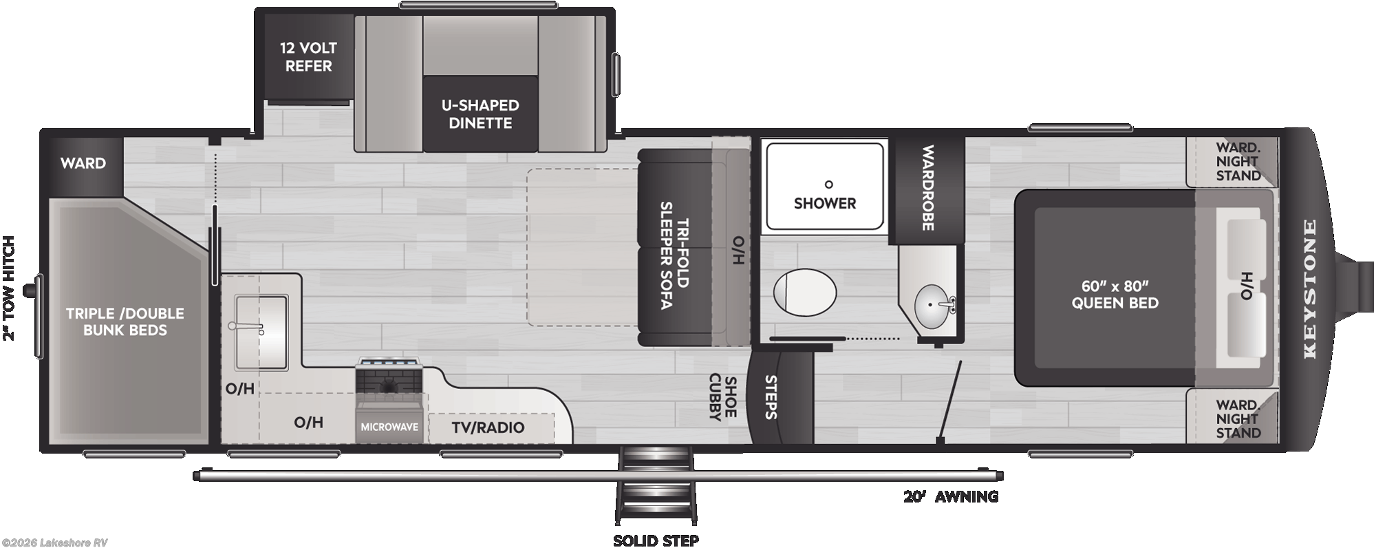 New 2026 Keystone Arcadia Select 27SBH available in Muskegon, Michigan