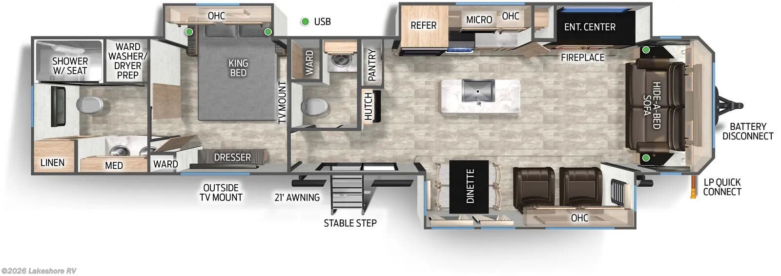 New 2025 Forest River Cherokee Timberwolf 39NA available in Muskegon, Michigan