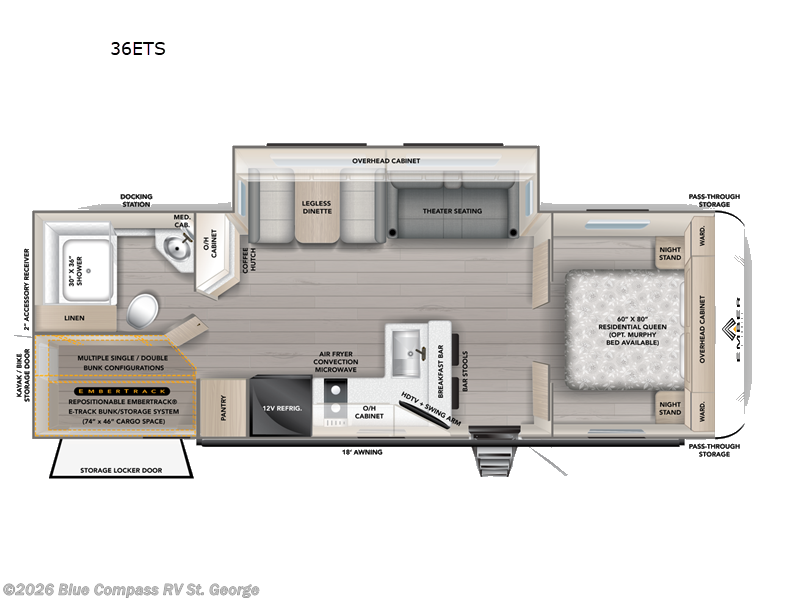 New 2026 Ember RV E-Series 26ETS available in Hurricane, Utah