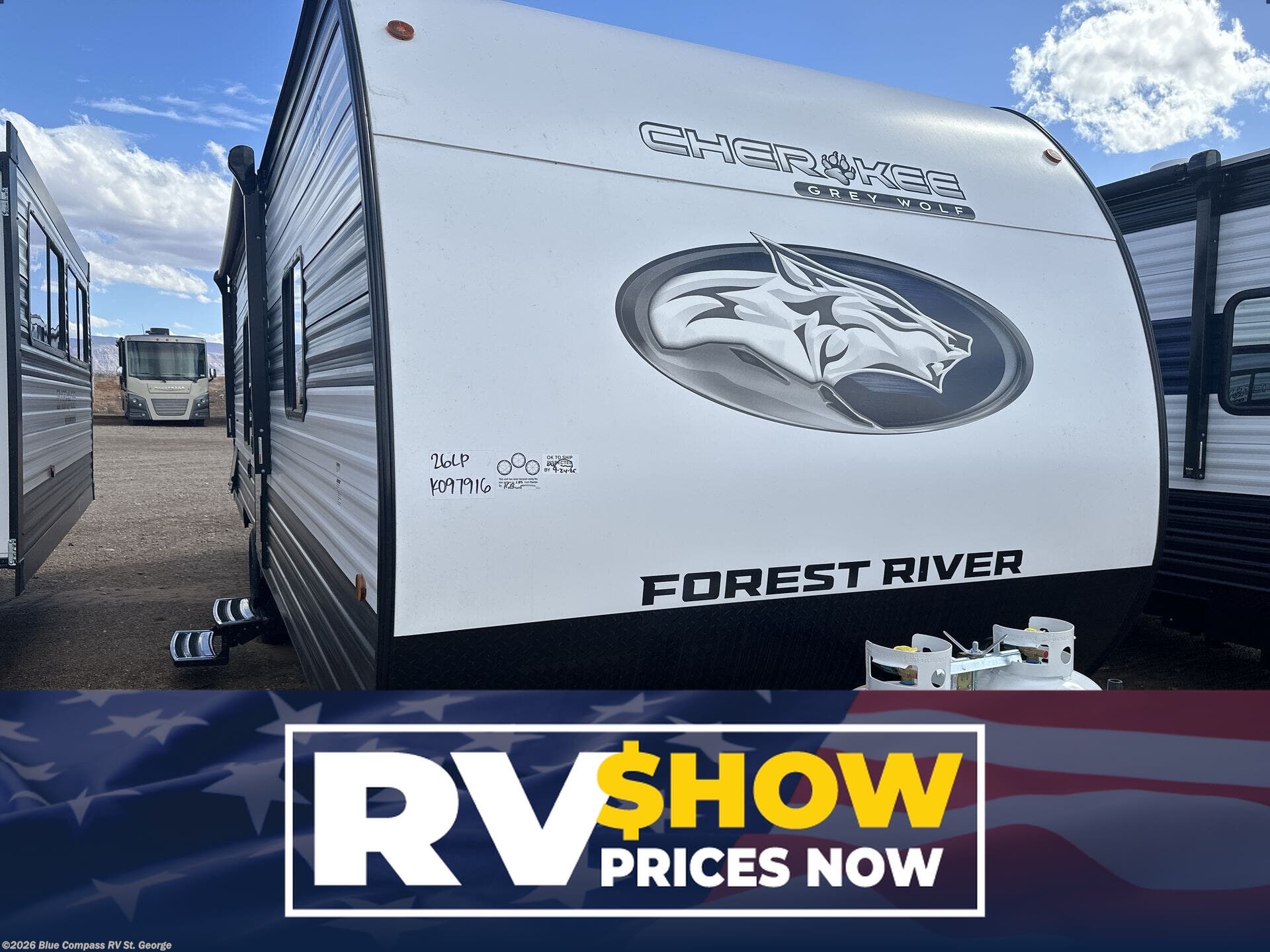 New 2026 Forest River Cherokee Grey Wolf 26LP available in Hurricane, Utah