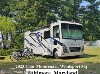 Used 2023 Thor Motor Coach Windsport 34J available in Baltimore, Maryland