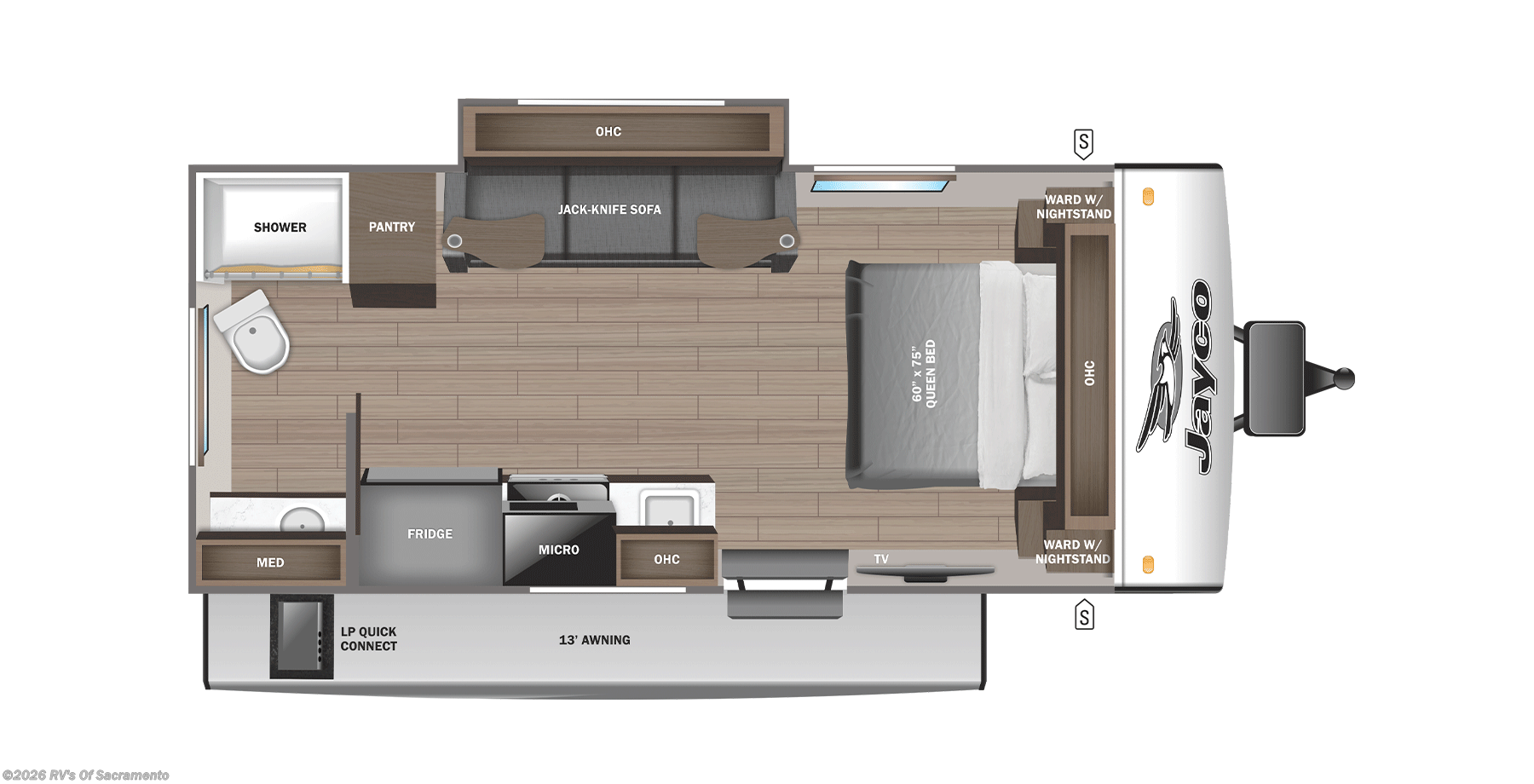 New 2026 Jayco Jay Feather Air 18FBS available in Elk Grove, California