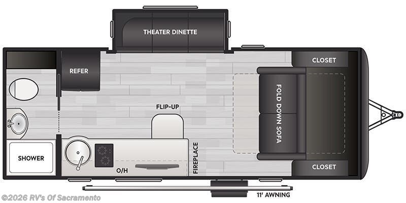 New 2026 Keystone Reign 18RB available in Elk Grove, California
