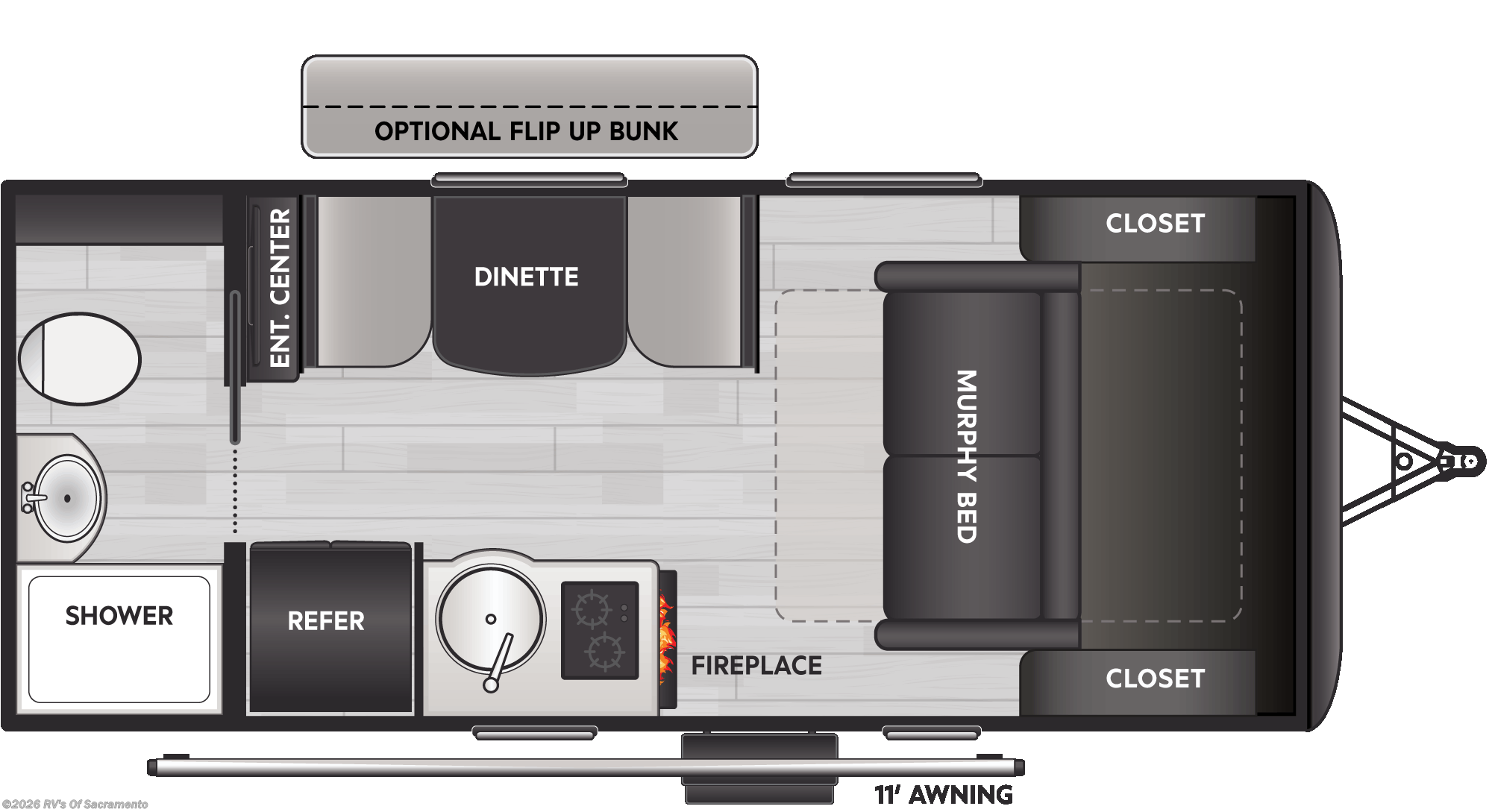New 2026 Keystone Reign 15RB available in Elk Grove, California