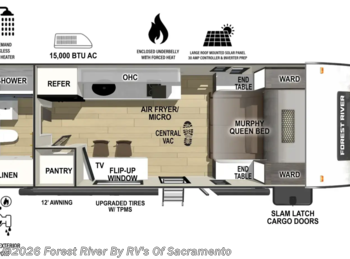 New 2027 Forest River R-Pod RP-197 available in Sacramento, California