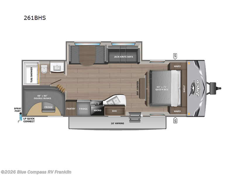 Used 2025 Jayco Jay Flight SLX 261BHS available in Franklin, Kentucky