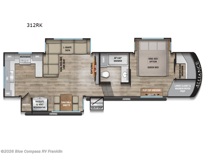 New 2026 Alliance RV Paradigm 312RK available in Franklin, Kentucky