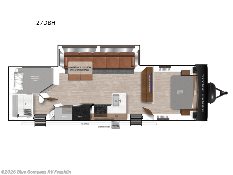 Used 2024 Heartland North Trail 27DBH available in Franklin, Kentucky