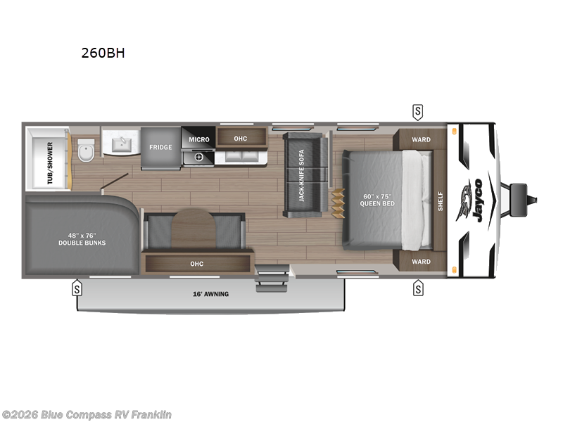 Used 2024 Jayco Jay Flight SLX 260BH available in Franklin, Kentucky