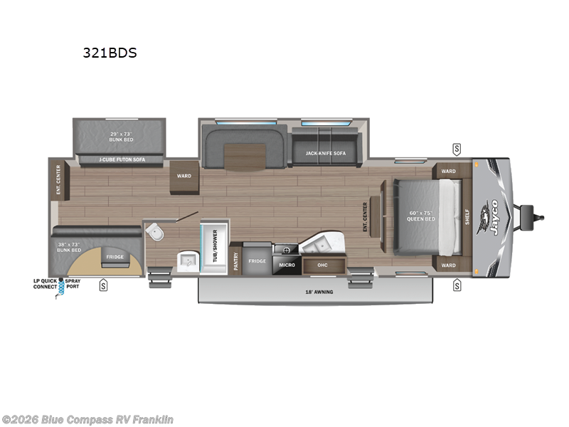 Used 2025 Jayco Jay Flight SLX 321BDS available in Franklin, Kentucky