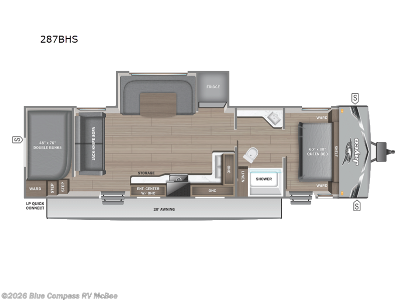 New 2026 Jayco Jay Flight SLX 287BHS available in Mcbee, South Carolina