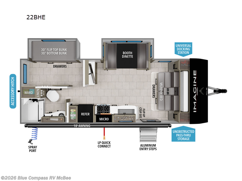 Used 2025 Grand Design Imagine XLS 22BHE available in Mcbee, South Carolina