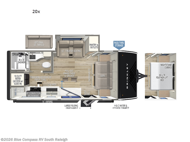 New 2026 Brinkley RV Model Ix 20x available in Benson, North Carolina