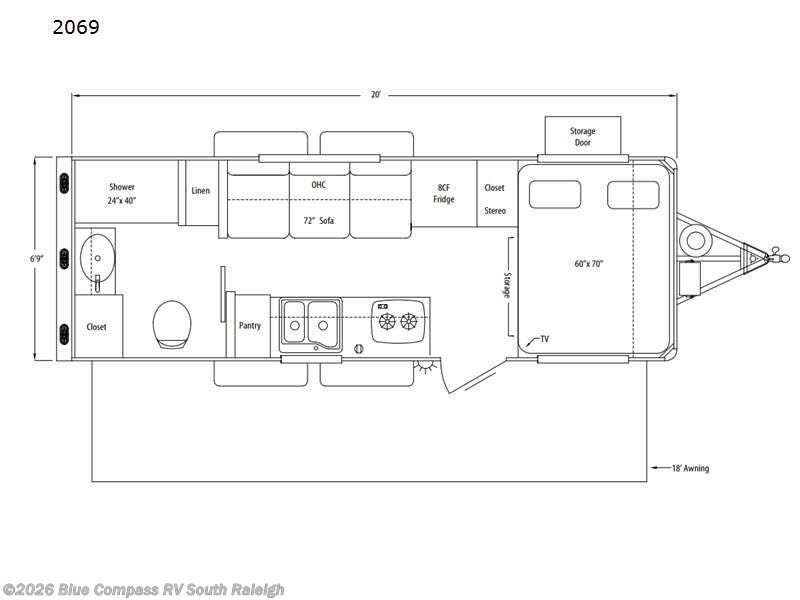 Used 2022 Sundowner  Trail Blazer 2069 available in Benson, North Carolina
