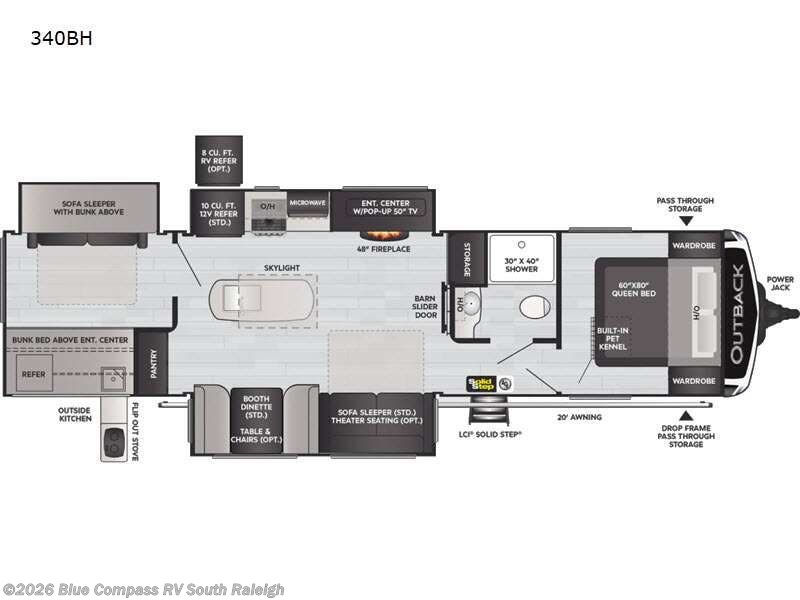 Used 2022 Keystone Outback 340BH available in Benson, North Carolina