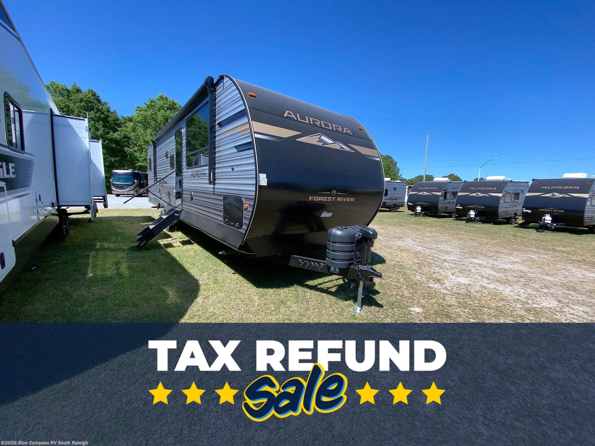 New 2026 Forest River Aurora 34BHTS (2 Queen Beds) available in Benson, North Carolina