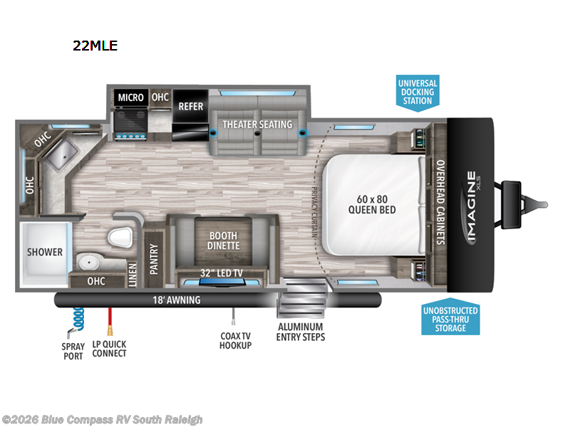 Used 2022 Grand Design Imagine XLS 22MLE available in Benson, North Carolina