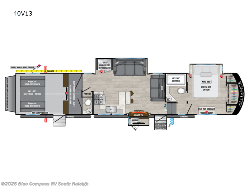 Used 2022 Alliance RV Valor 42V13 available in Benson, North Carolina