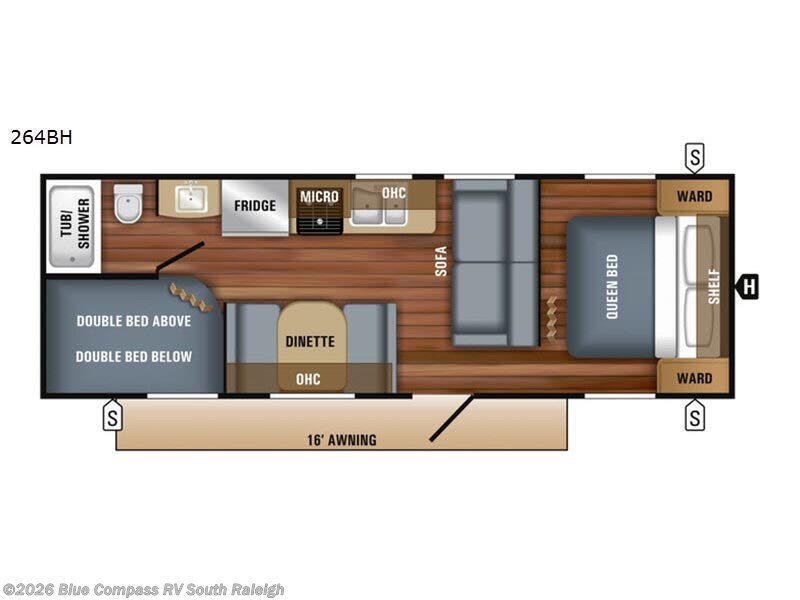 Used 2018 Jayco Jay Flight SLX 8 264BH available in Benson, North Carolina