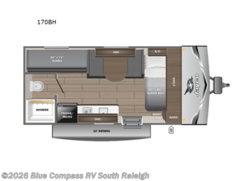 New 2027 Jayco Jay Flight SLX 170BH available in Benson, North Carolina