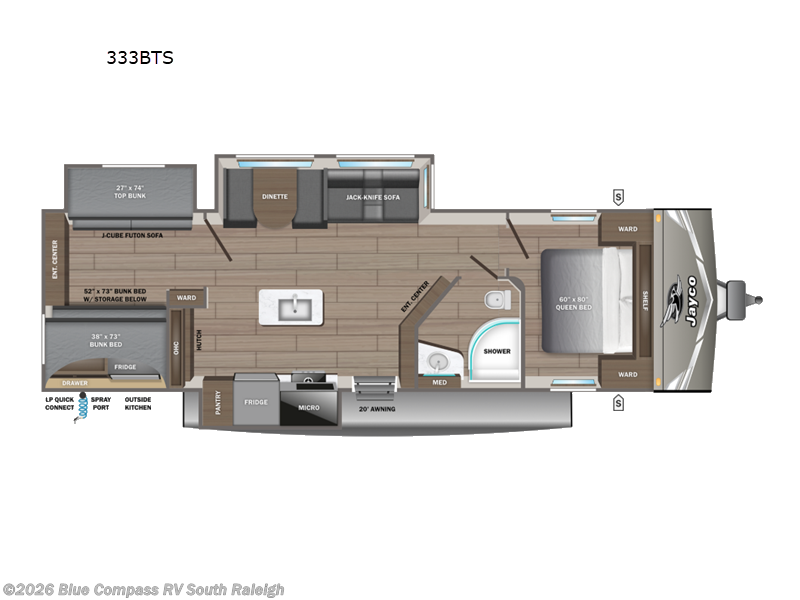 New 2027 Jayco Jay Flight 333BTS available in Benson, North Carolina