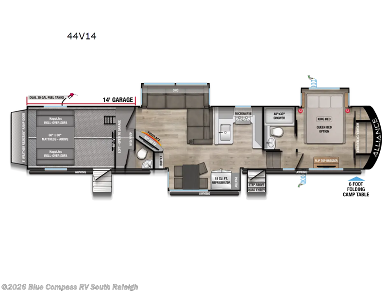Used 2026 Alliance RV Valor 44V14 available in Benson, North Carolina