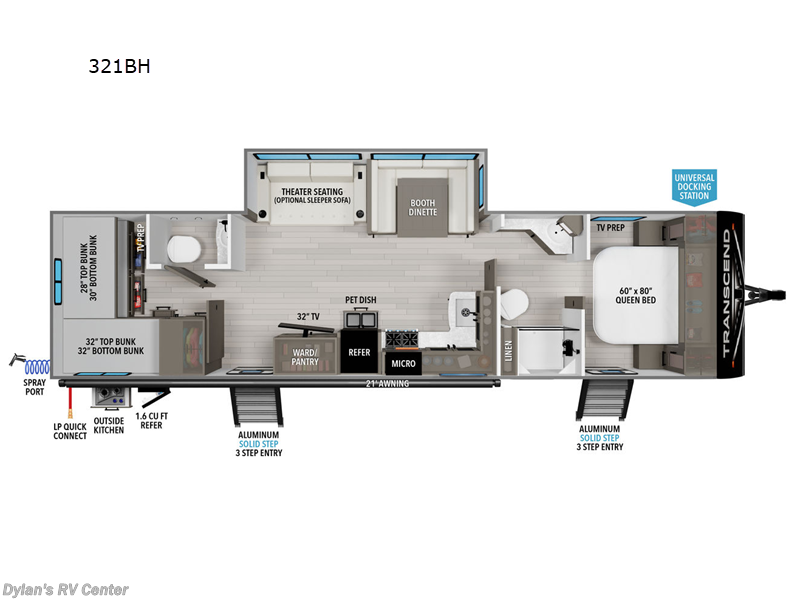 Used 2024 Grand Design Transcend Xplor 321BH available in Sewell, New Jersey