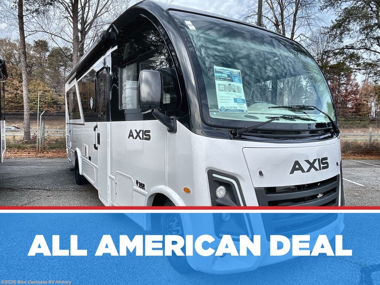 New 2026 Thor Motor Coach Axis 26.1 available in Claremont, North Carolina