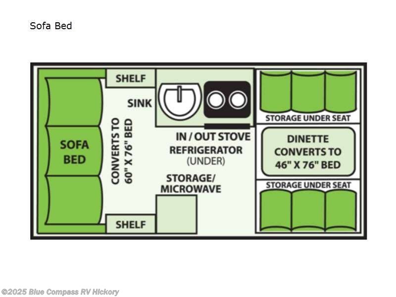 Used 2022 Aliner Classic Sofa Bed available in Claremont, North Carolina